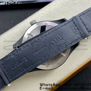 IWC Mark XVIII IW326906 Black Ceramic M+F 1:1 Best Edition Black Dial on Black ue Nylon Strap A35111 - Super Clone Watch | 1:1 Best Version