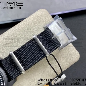 IWC Mark XVIII IW326906 Black Ceramic M+F 1:1 Best Edition Black Dial on Black ue Nylon Strap A35111 - Super Clone Watch | 1:1 Best Version