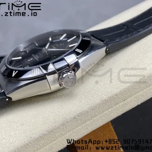 OMEGA Constellation Blue Ceramic SS VSF 1:1 Best Edition Black Dial on Black Gummy Strap A8900 Super Clone - Super Clone Watch | 1:1 Best Version
