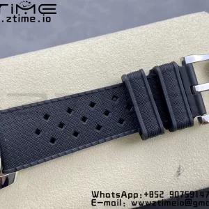 Blancpain Fifty Fathoms 5008B Barakuda SS 1:1 GSF Best Edition Black Dial on Black Rubber Strap A1151 - Super Clone Watch | 1:1 Best Version