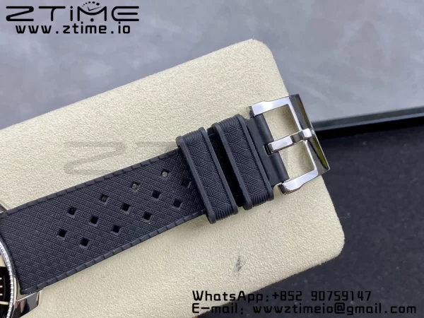 Blancpain Fifty Fathoms 5008D No Rad SS 1:1 GSF Best Edition Black Dial on Black Rubber Strap A1151 - Super Clone Watch | 1:1 Best Version