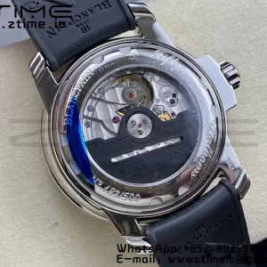 Blancpain Fifty Fathoms 5008E No Rad Only Watch SS 1:1 GSF Best Edition Black Dial on Black Rubber Strap A1151 - Super Clone Watch | 1:1 Best Version
