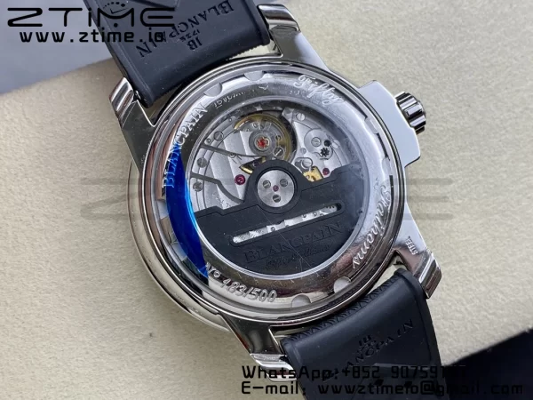 Blancpain Fifty Fathoms 5008E No Rad Only Watch SS 1:1 GSF Best Edition Black Dial on Black Rubber Strap A1151 - Super Clone Watch | 1:1 Best Version