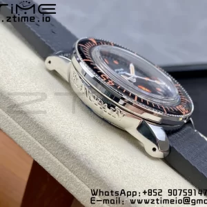 Blancpain Fifty Fathoms 5008E No Rad Only Watch SS 1:1 GSF Best Edition Black Dial on Black Rubber Strap A1151 - Super Clone Watch | 1:1 Best Version