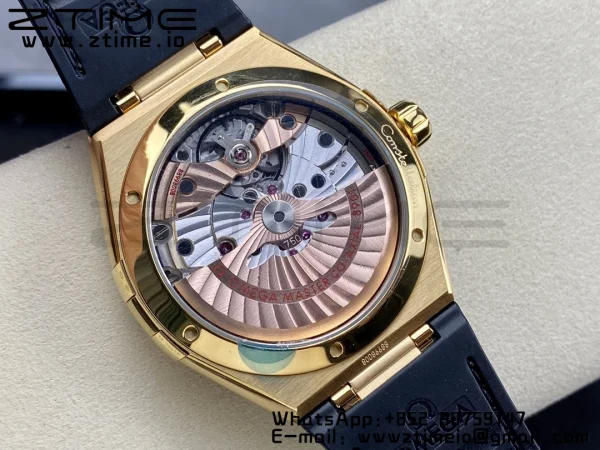 OMEGA Constellation Black Ceramic RG VSF 1:1 Best Edition Black Dial on Black Gummy Strap A8900 Super Clone - Super Clone Watch | 1:1 Best Version