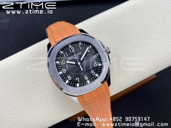 PATEK PHILIPPE PATEK PHILIPPE Aquanaut 5167 SS 3KF 1:1 Best Edition Gray Dial on Orange Rubber Strap A324 Super Clone V2 - Super Clone Watch | 1:1 Best Version