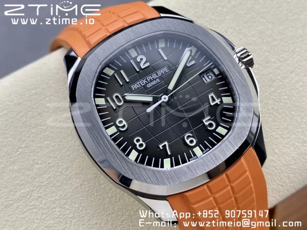 PATEK PHILIPPE PATEK PHILIPPE Aquanaut 5167 SS 3KF 1:1 Best Edition Gray Dial on Orange Rubber Strap A324 Super Clone V2 - Super Clone Watch | 1:1 Best Version