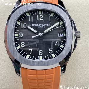 PATEK PHILIPPE PATEK PHILIPPE Aquanaut 5167 SS 3KF 1:1 Best Edition Gray Dial on Orange Rubber Strap A324 Super Clone V2 - Super Clone Watch | 1:1 Best Version