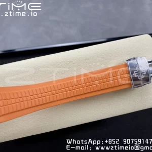 PATEK PHILIPPE PATEK PHILIPPE Aquanaut 5167 SS 3KF 1:1 Best Edition Gray Dial on Orange Rubber Strap A324 Super Clone V2 - Super Clone Watch | 1:1 Best Version