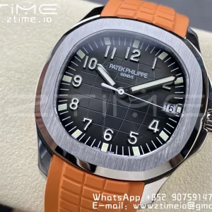 PATEK PHILIPPE PATEK PHILIPPE Aquanaut 5167 SS 3KF 1:1 Best Edition Gray Dial on Orange Rubber Strap A324 Super Clone V2 - Super Clone Watch | 1:1 Best Version