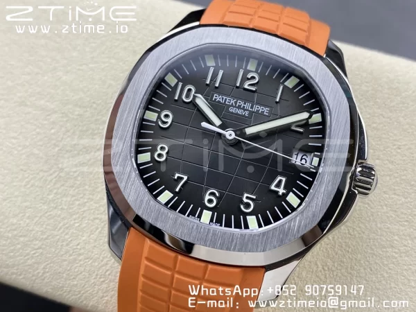 PATEK PHILIPPE PATEK PHILIPPE Aquanaut 5167 SS 3KF 1:1 Best Edition Gray Dial on Orange Rubber Strap A324 Super Clone V2 - Super Clone Watch | 1:1 Best Version