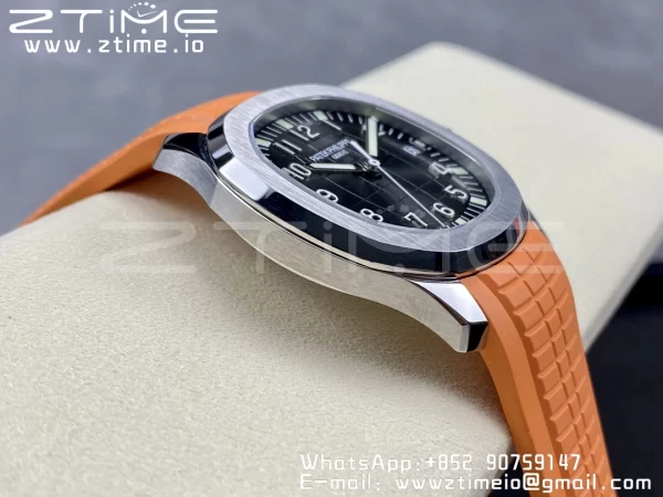 PATEK PHILIPPE PATEK PHILIPPE Aquanaut 5167 SS 3KF 1:1 Best Edition Gray Dial on Orange Rubber Strap A324 Super Clone V2 - Super Clone Watch | 1:1 Best Version