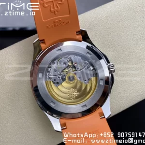 PATEK PHILIPPE PATEK PHILIPPE Aquanaut 5167 SS 3KF 1:1 Best Edition Gray Dial on Orange Rubber Strap A324 Super Clone V2 - Super Clone Watch | 1:1 Best Version