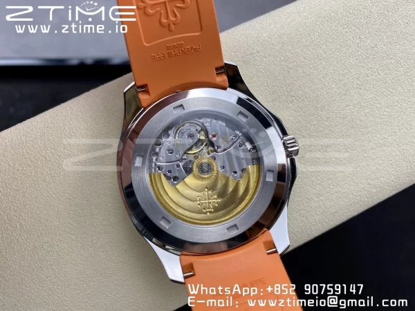 PATEK PHILIPPE PATEK PHILIPPE Aquanaut 5167 SS 3KF 1:1 Best Edition Gray Dial on Orange Rubber Strap A324 Super Clone V2 - Super Clone Watch | 1:1 Best Version
