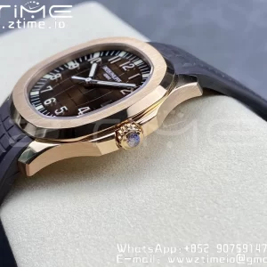 PATEK PHILIPPE Aquanaut 5167R RG 3KF 1:1 Best Edition Brown Dial on Brown Rubber Strap A324 Super Clone V2 - Super Clone Watch | 1:1 Best Version