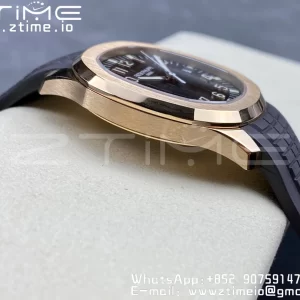PATEK PHILIPPE Aquanaut 5167R RG 3KF 1:1 Best Edition Brown Dial on Brown Rubber Strap A324 Super Clone V2 - Super Clone Watch | 1:1 Best Version