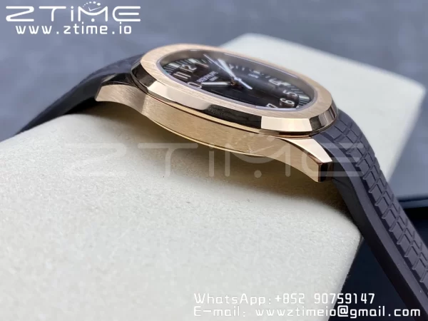 PATEK PHILIPPE Aquanaut 5167R RG 3KF 1:1 Best Edition Brown Dial on Brown Rubber Strap A324 Super Clone V2 - Super Clone Watch | 1:1 Best Version