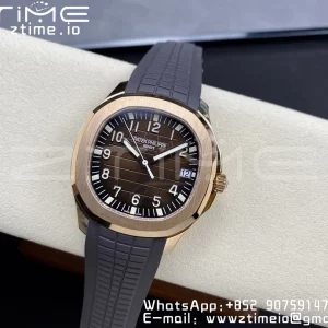 PATEK PHILIPPE Aquanaut 5167R RG 3KF 1:1 Best Edition Brown Dial on Brown Rubber Strap A324 Super Clone V2 - Super Clone Watch | 1:1 Best Version