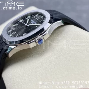 PATEK PHILIPPE Aquanaut 5167 SS 3KF 1:1 Best Edition Gray Dial on Black Rubber Strap A324 Super Clone V2 - Super Clone Watch | 1:1 Best Version