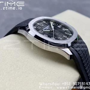 PATEK PHILIPPE Aquanaut 5167 SS 3KF 1:1 Best Edition Gray Dial on Black Rubber Strap A324 Super Clone V2 - Super Clone Watch | 1:1 Best Version