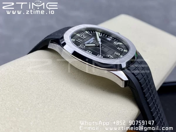 PATEK PHILIPPE Aquanaut 5167 SS 3KF 1:1 Best Edition Gray Dial on Black Rubber Strap A324 Super Clone V2 - Super Clone Watch | 1:1 Best Version