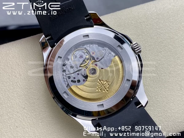 PATEK PHILIPPE Aquanaut 5167 SS 3KF 1:1 Best Edition Gray Dial on Black Rubber Strap A324 Super Clone V2 - Super Clone Watch | 1:1 Best Version