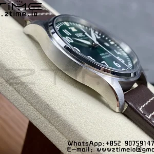 IWC Mark Mark XX  IW328205 SS M+F 1:1 Best Edition Green Dial on Brown Leather Strap A35111 - Super Clone Watch | 1:1 Best Version