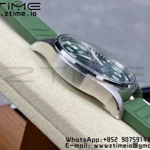 IWC Mark Mark XX  IW328205 SS M+F 1:1 Best Edition Green Dial on Green Rubber  Strap A35111 - Super Clone Watch | 1:1 Best Version