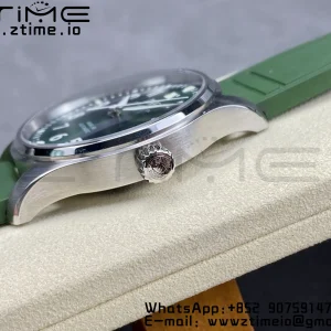 IWC Mark Mark XX  IW328205 SS M+F 1:1 Best Edition Green Dial on Green Rubber  Strap A35111 - Super Clone Watch | 1:1 Best Version