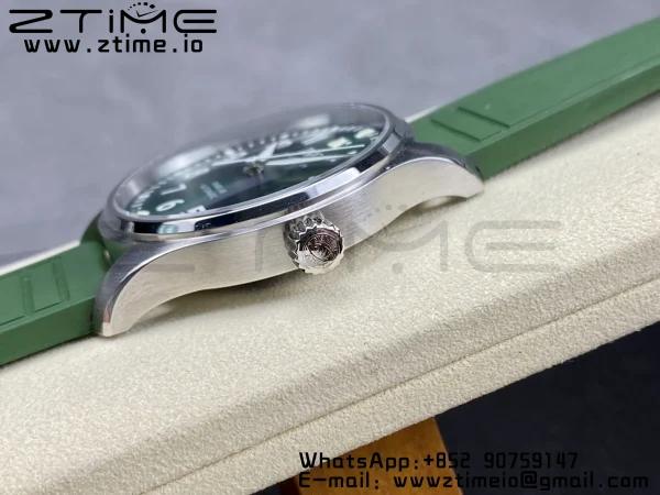 IWC Mark Mark XX  IW328205 SS M+F 1:1 Best Edition Green Dial on Green Rubber  Strap A35111 - Super Clone Watch | 1:1 Best Version