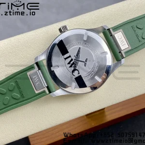 IWC Mark Mark XX  IW328205 SS M+F 1:1 Best Edition Green Dial on Green Rubber  Strap A35111 - Super Clone Watch | 1:1 Best Version