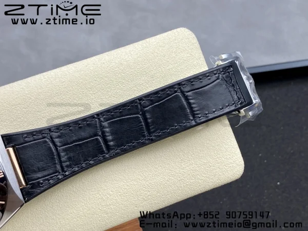 OMEGA Constellation Black Ceramic SS/RG VSF 1:1 Best Edition White Dial on Black Gummy Strap A8900 Super Clone - Super Clone Watch | 1:1 Best Version