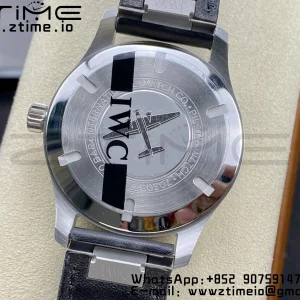 IWC Mark Mark XX  IW328201 SS M+F 1:1 Best Edition Black Dial on Black Leather Strap A35111 - Super Clone Watch | 1:1 Best Version