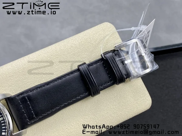 IWC Mark Mark XX  IW328201 SS M+F 1:1 Best Edition Black Dial on Black Leather Strap A35111 - Super Clone Watch | 1:1 Best Version