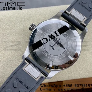 IWC Mark Mark XX  IW328201 SS M+F 1:1 Best Edition Black Dial on Black Rubber Strap A35111 - Super Clone Watch | 1:1 Best Version