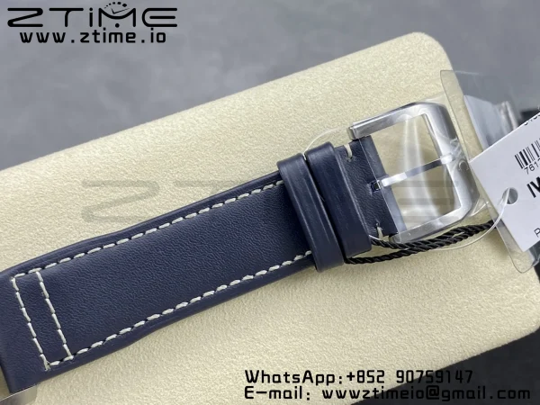 IWC Mark Mark XX  IW328203 SS M+F 1:1 Best Edition Blue Dial on Blue Leather Strap A35111 - Super Clone Watch | 1:1 Best Version