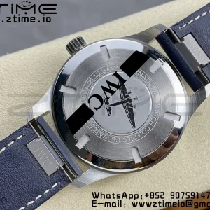 IWC Mark Mark XX  IW328203 SS M+F 1:1 Best Edition Blue Dial on Blue Leather Strap A35111 - Super Clone Watch | 1:1 Best Version