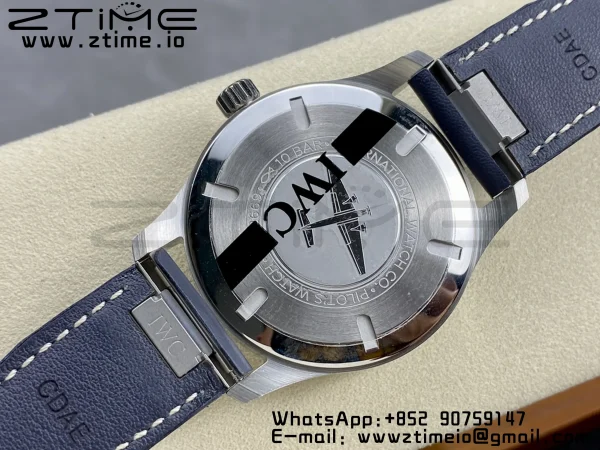 IWC Mark Mark XX  IW328203 SS M+F 1:1 Best Edition Blue Dial on Blue Leather Strap A35111 - Super Clone Watch | 1:1 Best Version
