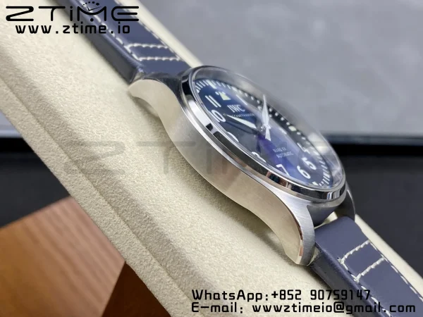 IWC Mark Mark XX  IW328203 SS M+F 1:1 Best Edition Blue Dial on Blue Leather Strap A35111 - Super Clone Watch | 1:1 Best Version