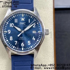 IWC Mark Mark XX  IW328201 SS M+F 1:1 Best Edition Black Dial on Black Rubber Strap A35111 - Super Clone Watch | 1:1 Best Version
