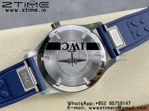 IWC Mark Mark XX  IW328201 SS M+F 1:1 Best Edition Black Dial on Black Rubber Strap A35111 - Super Clone Watch | 1:1 Best Version
