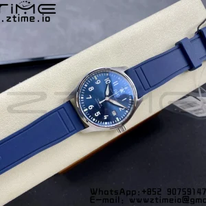 IWC Mark Mark XX  IW328201 SS M+F 1:1 Best Edition Black Dial on Black Rubber Strap A35111 - Super Clone Watch | 1:1 Best Version