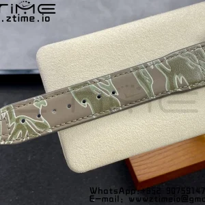 IWC Mark Mark XX  IW328201 SS M+F 1:1 Best Edition Black Dial on Camouflage Leather Strap A35111 - Super Clone Watch | 1:1 Best Version