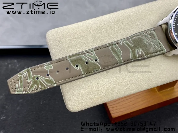 IWC Mark Mark XX  IW328201 SS M+F 1:1 Best Edition Black Dial on Camouflage Leather Strap A35111 - Super Clone Watch | 1:1 Best Version