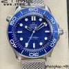 OMEGA Seamaster 300 James Bond 60th Anniversary SS VSF 1:1 Best Edition Blue Dial on SS Mesh Bracelet A8806 - Super Clone Watch | 1:1 Best Version