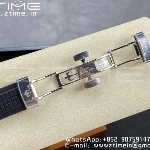 PATEK PHILIPPE Aquanaut 5167 SS 3KF 1:1 Best Edition Gray Dial on Black Rubber Strap A324 Super Clone V2（New Deployant Clasp） - Super Clone Watch | 1:1 Best Version