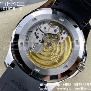 PATEK PHILIPPE Aquanaut 5167 SS 3KF 1:1 Best Edition Gray Dial on Black Rubber Strap A324 Super Clone V2（New Deployant Clasp） - Super Clone Watch | 1:1 Best Version