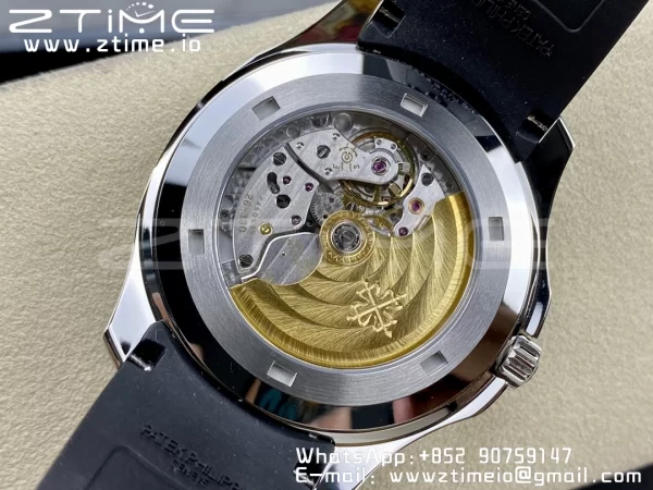 PATEK PHILIPPE Aquanaut 5167 SS 3KF 1:1 Best Edition Gray Dial on Black Rubber Strap A324 Super Clone V2（New Deployant Clasp） - Super Clone Watch | 1:1 Best Version