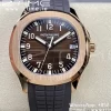 PATEK PHILIPPE Aquanaut 5167R RG 3KF 1:1 Best Edition Brown Dial on Brown Rubber Strap A324 Super Clone V2（New Deployant Clasp） - Super Clone Watch | 1:1 Best Version