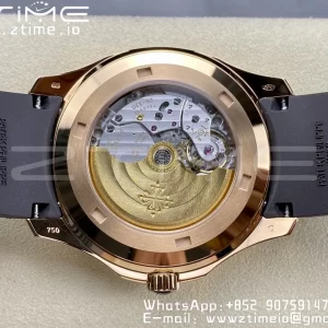 PATEK PHILIPPE Aquanaut 5167R RG 3KF 1:1 Best Edition Brown Dial on Brown Rubber Strap A324 Super Clone V2（New Deployant Clasp） - Super Clone Watch | 1:1 Best Version